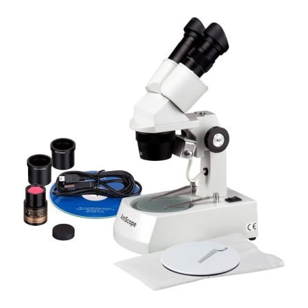 United Scope. AmScope SE306-AZ-E2 20X-80X Binocular Stereo Dissecting Microscope with 2MP USB Camera SE306-AZ-E2
